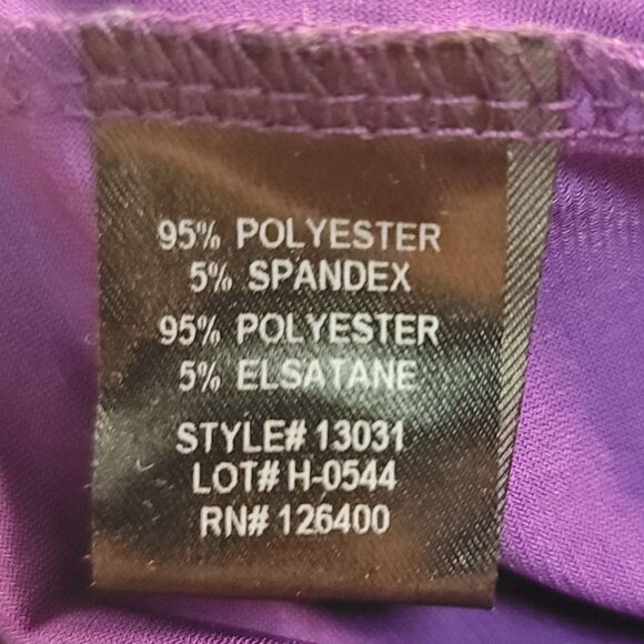 ANTTHONY Original Medium Purple Knee Length Cap Sleeve Sheath Dress USA - Picture 6 of 10